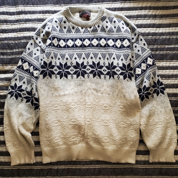 Vintage Savile Row Nordic Holiday Sweater - Picture 5 of 6